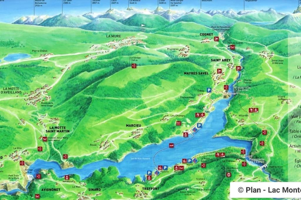 Grenoble Sud Varces Suite Privatisee Au Pied Des Montagnes Экстерьер фото